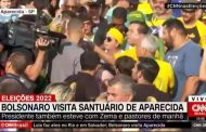 Bolsonaristas hostilizam imprensa em Aparecida SP. Pradense estava no grupo.