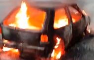 Carro é furtado em Prados e incendiado em Barroso