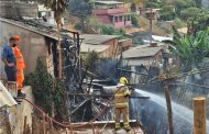 Bombeiros apagaram incêndio no bairro Taipa