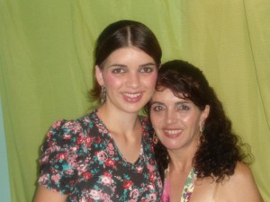 Danielle e sua mãe Marcelene