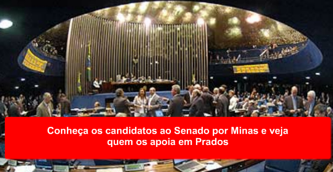 Conheça os candidatos ao Senado por Minas e veja quem os apoia em Prados