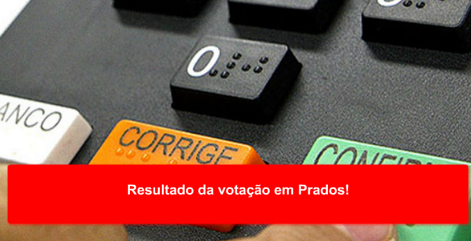 Resultado da votação em Prados