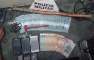 GIRO POLICIAL 16/02: Notas falsas, arma, interceptação, moça que luta com ladrão...