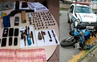 GIRO POLICIAL 14/03: 100 pedras de crack, quilos de maconha, estelionato e um furto