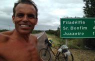 2000 KM já foram: O ciclista Jair já está em Pernambuco