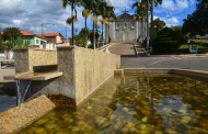 Cidade da região tem em sua praça divisor de águas que desaguam no Rio São Francisco e no Rio Paraná