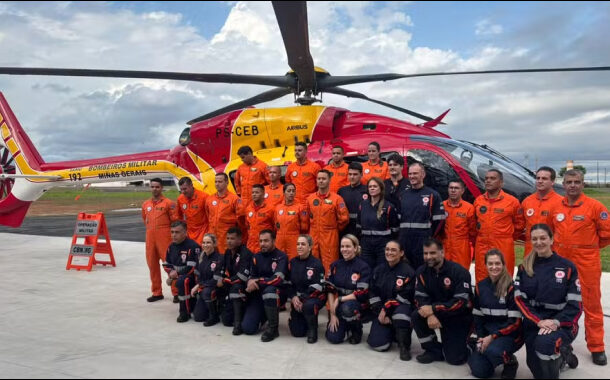 HELICÓPTERO: Prados está entre as cidades que contará com atendimento aéreo de resgate