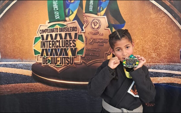 Helena conquista vice-campeonato brasileiro de Jiu-Jitsu em São João del-Rei