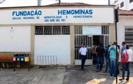 Hemominas de SJDR registra baixa nos estoques e pede doações de todos os tipos sanguíneos