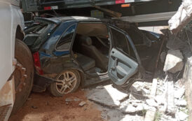 VIDEO: Grave acidente envolvendo trem, carreta e carros em Carandaí