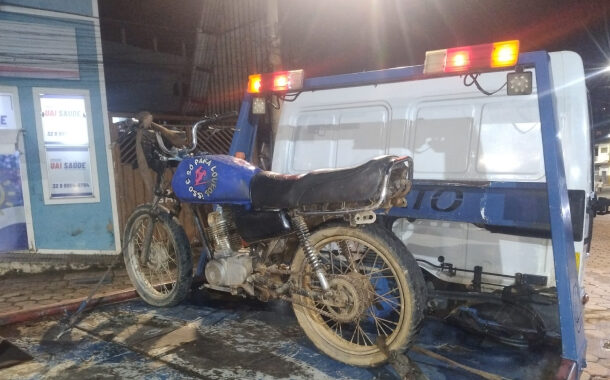 ZERO GRAU: Menor é apreendido e motocicleta guinchada em Prados