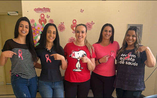 Unidades de Saúde de Prados realizam ações de conscientização durante o Outubro Rosa
