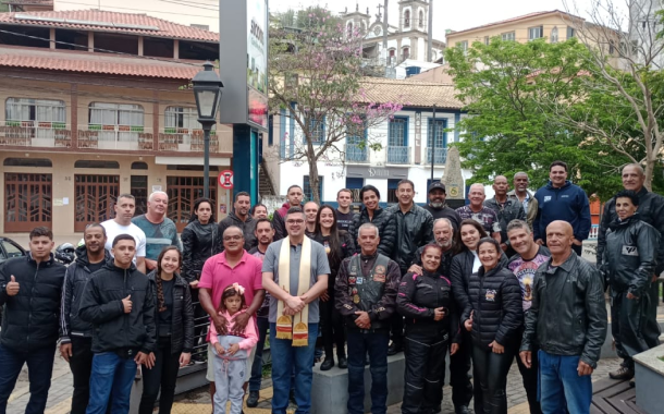Motociclistas da Fé partem rumo a Aparecida em mais uma peregrinação emocionante