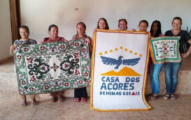 Tapete de arraiolo, feito em Resende Costa, levará cultura da cidade pelo mundo.