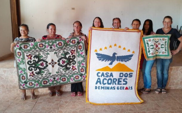 Tapete de arraiolo, feito em Resende Costa, levará cultura da cidade pelo mundo.