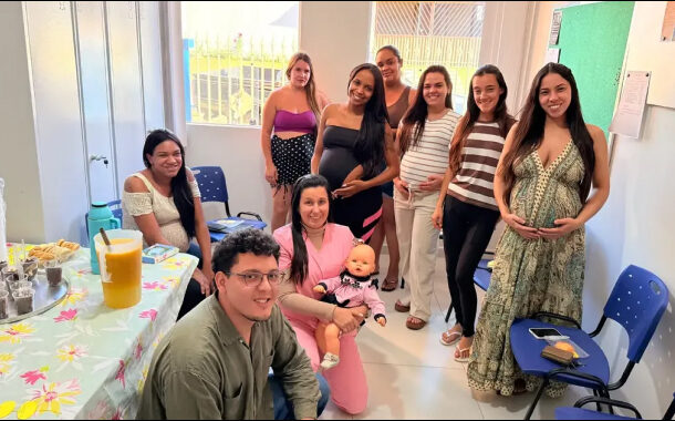 Encontro de gestantes promove orientações e troca de experiências em Prados