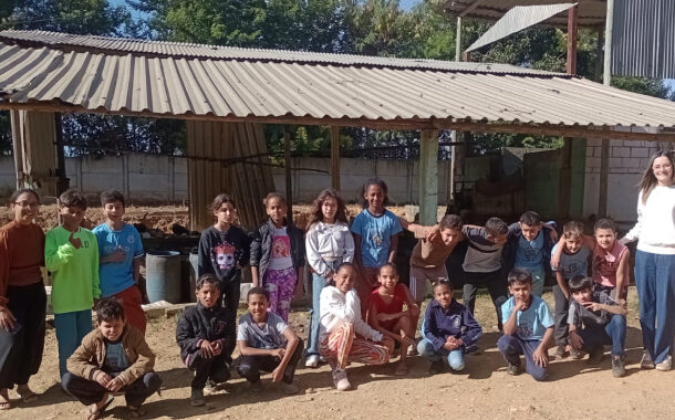 Alunos da Escola Antônio Américo participam de aula de educação ambiental na Usina de Triagem de Prados
