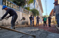 Obras avançam no Centro de Prados e novo trecho será interditado nesta semana
