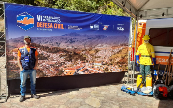Coordenador da Defesa Civil de Prados participou de seminário em Ouro Preto