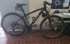 Bicicleta é furtada e rapidamente recuperada em Prados