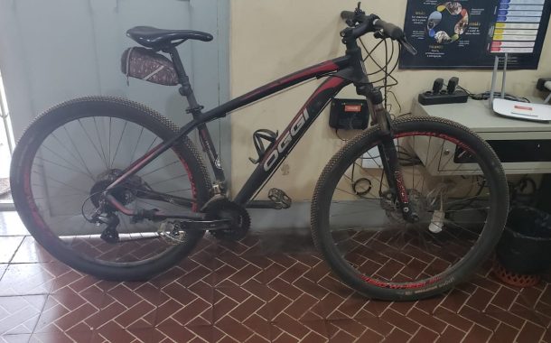 Bicicleta é furtada e rapidamente recuperada em Prados