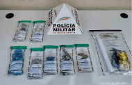 PRADOS: PM apreende drogas, arma, munições e efetua prisão