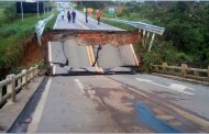 BR 265: ponte que caiu em Nazareno começa a ser consertada